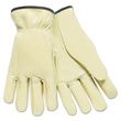 MCR Safety Full Leather Cow Grain Work Gloves