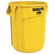 Rubbermaid Commercial Vented Round Brute Container - RCP2620YEL