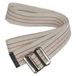 Skil-Care Pinstripe White Gait Belt