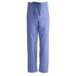 Medline ComfortEase Unisex Reversible Drawstring Pants - Ceil Blue