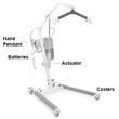 Graham-Field Lumex Rear Caster for Bariatric Patient Lifting System