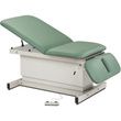 Clinton Shrouded Extra Wide Bariatric Power Exam Table with Adjustable Backrest and Drop Section