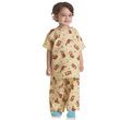 Medline Tired Tiger Pediatric Patient Gowns in Tiger Yellow Color