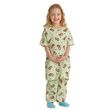 Medline Tired Tiger Pediatric Patient Gowns in Tiger Green Color