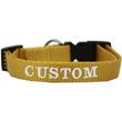 Mirage Golden Yellow Embroidered Cat Safety Collar