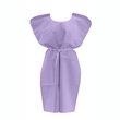 Medline Disposable Patient Gowns - Purple-Color