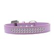 Mirage Two Row Lavender Dog Collar