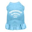 Mirage Aberdoggie NY Screen Print Dog Dress in Baby Blue Color