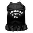 Mirage Aberdoggie NY Screen Print Dog Dress in Black Color