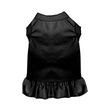 Mirage Plain Pet Dress in baby black color