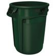 Rubbermaid Commercial Vented Round Brute Container - RCP2632DGR
