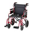 Nova Medical 22 Inches Transport Chair-Red