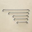 Chrome-Plated Steel Low Profile Wall Mounted Grab Bar