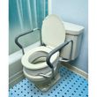 Toilet Seat Riser With Arms by Essential Medical