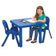 Childrens Factory Preschool MyValue Set Of Square Table With 2 Chairs