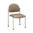 Clinton Gray Frame Side Chair with Wall Guard and No Arms