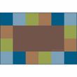 Childrens Factory Grid Border Rugs