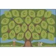 Childrens Factory Alphabet Seating Tree Educational Rugs