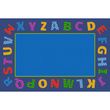 Childrens Factory Border Alphabet Scramble Educational Rugs