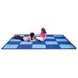 Childrens Factory Checker Blue Rugs