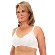Classique 722 Post Mastectomy Bra Style-White Front View