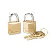 Master Lock Twin Brass 3-Pin Tumbler Lock