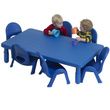 Childrens Factory MyValue Rectangle Table With 6 Chairs Set