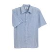 Silverts Mens Magnetic Buttons Short Sleeve Shirt - Cobalt Check