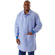 Medline Men ResiStat Blue Lab Coat with Pockets