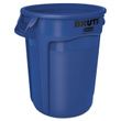 Rubbermaid Commercial Vented Round Brute Container - RCP2632BLU