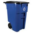 Rubbermaid Commercial Square Brute Recycling Rollout Container