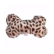Mirage 6-Inch Plush Bone Dog Toy - Cheetah