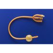 Rusch Gold Silicone Coated 3-Way Foley Catheter - 30cc Balloon Capacity
