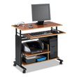 Safco Muv 28" Adjustable-Height Mini-Tower Computer Desk