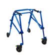Klip Lightweight Posterior 4-Wheeled Walker - Medium, Blue