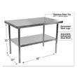  Alera NSF Certified 4-Shelf Wire Shelving Kit with Casters