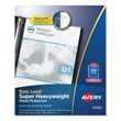 Avery Heavyweight and Super Heavyweight Easy Load Diamond Clear Sheet Protector