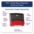 Tork Performance Folded Wiper Cloth Dispenser--TRK6540281