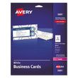 Avery Printable Microperforated Business Cards with Sure Feed Technology - AVE5881