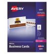 Avery Printable Microperforated Business Cards with Sure Feed Technology - AVE5911