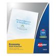 Avery Standard and Economy Weight Clear and Semi-Clear Sheet Protector - AVE74101