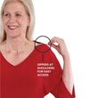 Silverts Zip-Shoulders Top For Women