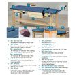 Top Style Line Straight Line Treatment Table - Optional Accessories