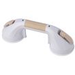 Drive 12 inch Suction Cup Grab Bar - White & Beige