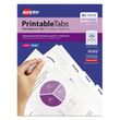 Avery Printable Plastic Tabs with Repositionable Adhesive - AVE16282