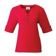 Womens Beautiful Solid Adaptive Open Back Top - Red
