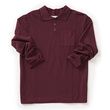 Silverts Mens Antimicrobial Open Back Polo Shirt - Burgundy