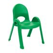 Childrens Factory Angeles Value Stack Eleven Inch High Child Chair - Shamrock Green