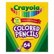 Crayola Short Colored Pencils Hinged Top Box