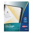 Avery Page Size Heavyweight Three-Hole Punched Sheet Protector